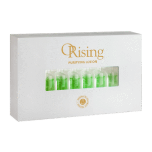 Orising Purifying Hair Lotion in ampuls with white clay